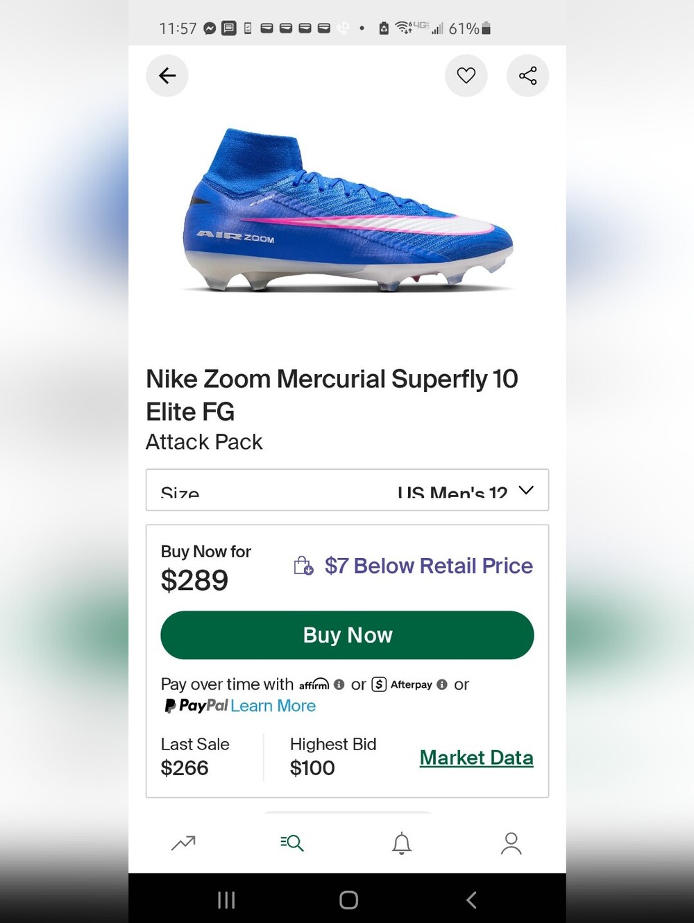 Nike Superfly 10 Attack Pack